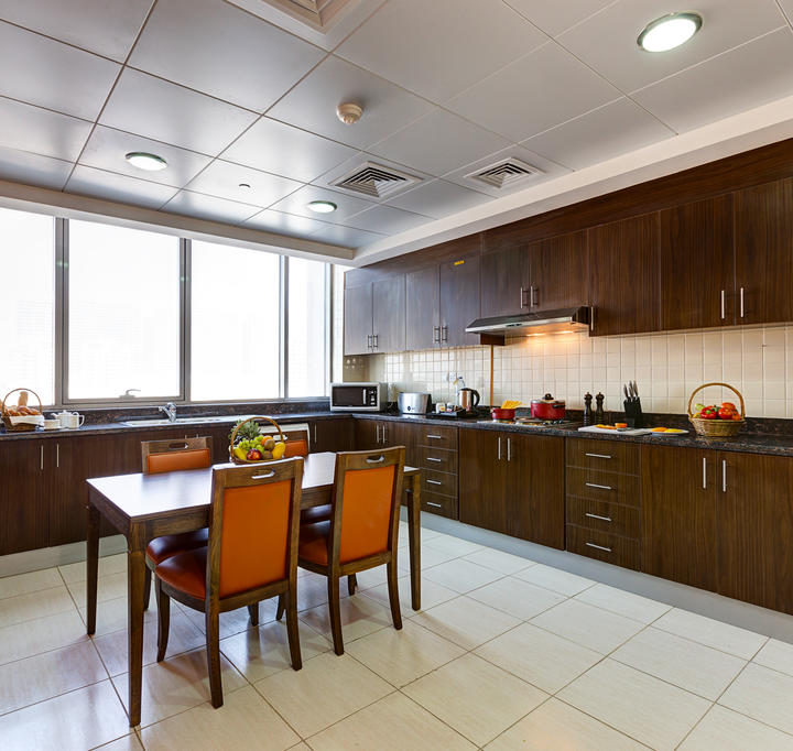 Abidos Hotel Apartments Dubailand- Casa Shamuzzi - Fitout & Furniture in kitchen